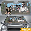 Dog Custom Sunshade A Man And His Dog Road Trip Personalized Gift - PERSONAL84