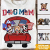 Dog Custom T Shirt 4th Of July America Dog Mom Personalized Gift - PERSONAL84