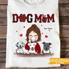 Dog Custom T Shirt Dog Mom Buffalo Plaid Personalized Mother&#39;s Day Gift - PERSONAL84
