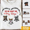 Dog Custom T Shirt God Knew My Heart Needed Love He Sent Me My Dogs Personalized Gift - PERSONAL84
