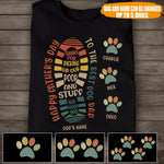 Dog Custom T Shirt Thanks For Picking Up Our Poop And Stuff Father's Day Personalized Gift - PERSONAL84