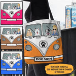 Dog Custom Tote Bag VW Dog Mom Personalized Gift - PERSONAL84