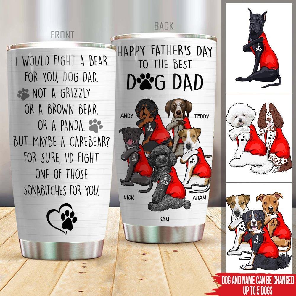 Yeti Cup Personalized, Best Dog Dad Tumbler, Gift for Dog Lover, Dog Dad  Gift, Dog Dad Coffee Mug, Fathers Gift for Dog Dad, Custom Yeti 