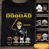 Dog Dad Custom T Shirt Best Dad In The Galaxy Personalized Gift - PERSONAL84