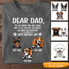 Dog Dad Custom T Shirt To Us You Are The World Personalized Gift - PERSONAL84