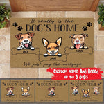 Dog Doormat Customized It Really Is The Dog House - PERSONAL84