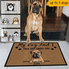 Dog Doormat Customized Name And Breed My Dog And I Talk Shit About You - PERSONAL84