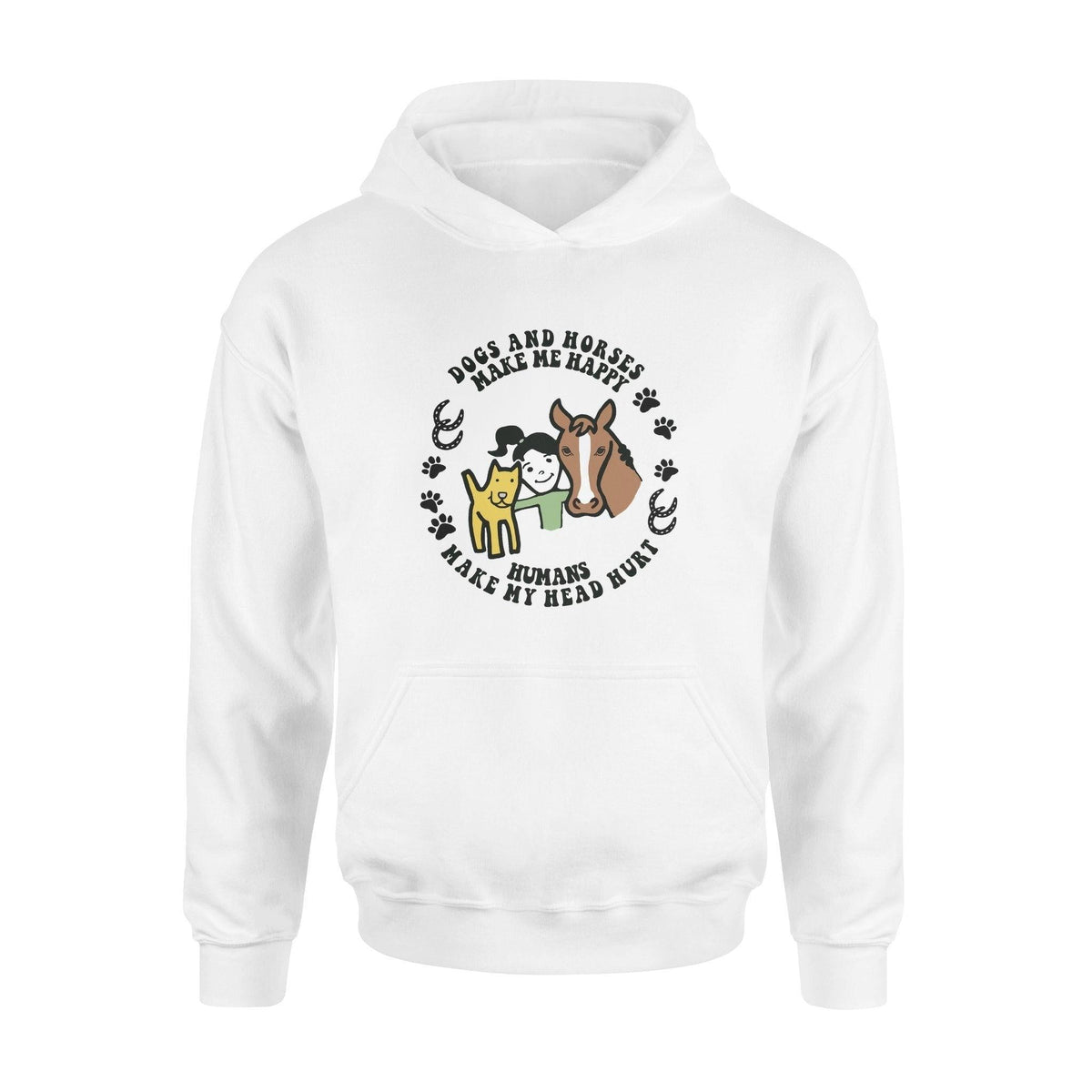 Dog, Horse Dog and Horse - Standard Hoodie - PERSONAL84