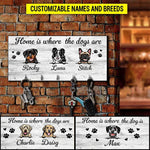 Dog Key Ring Holder Customized Home Is Where - PERSONAL84