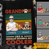 Dog Lovers Father&#39;s Day Custom T Shirt Grandpaw Like A Regular Grandpa But Cooler Personalized Gift - PERSONAL84
