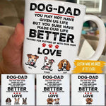 Dog Mug Personalized Name And Breeds Thanks For Putting Up With My Mom Dog - PERSONAL84