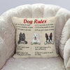 Dog Pillow Customized Dog Rules Personalized Gift - PERSONAL84