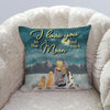 Dog Pillow Personalized Names and Breeds  I Love You To The Moon And Back Personalized Gift - PERSONAL84