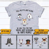 Dog Shirt Personalized Name And Breed Tell Me It&#39;s Just A Dog - PERSONAL84