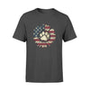 Dog Sunflower Dog Paw- Standard T-shirt - PERSONAL84