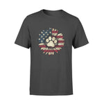 Dog Sunflower Dog Paw- Standard T-shirt - PERSONAL84