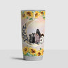 Dog Tumbler Customized Name And Breed Dog Mom Love To The Moon And Back - PERSONAL84