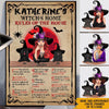 Dog Witch Custom Poster Witch&#39;s Home Rules Of The House Personalized Gift - PERSONAL84