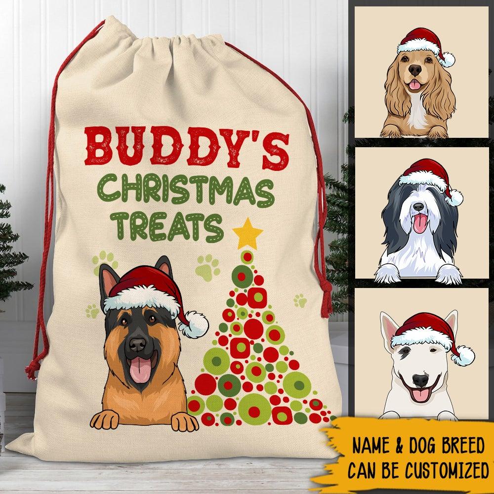 Dogs Christmas Custom Sack Puppy's Christmas Treats Personalized Christmas Gift For Pets - PERSONAL84