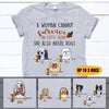 Dogs, Coffee Shirt Personalized Name And Breed A Woman Cannot Survive Coffee And Dogs - PERSONAL84