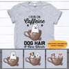 Dogs, Coffee Shirt Personalized Names And Breeds I Run On Caffeine Dog Hair And Cuss Words - PERSONAL84