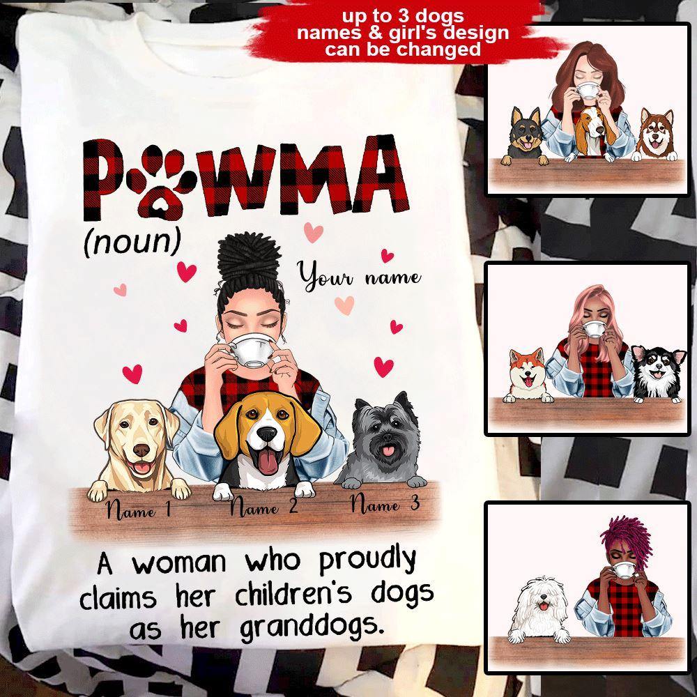 Dogs Custom T Shirt Pawma Personalized Gift - PERSONAL84