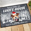 Dogs Doormat Customized Name And Breed Welcome To Dog&#39;s House - PERSONAL84