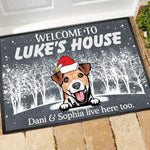 Dogs Doormat Customized Name And Breed Welcome To Dog's House - PERSONAL84