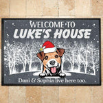 Dogs Doormat Customized Name And Breed Welcome To Dog's House - PERSONAL84