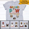 Dogs Father&#39;s Day Custom T Shirt Grand Paw Personalized Gift - PERSONAL84