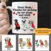 Dogs Mug Personalized Name And Breed Dogs I Love Mom - PERSONAL84