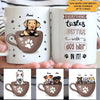 Dogs Mug Personalized Name And Breeds Everything Taste Better With Dog Hair - PERSONAL84