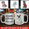 Dogs Mug Personalized Name And Breeds Nutritional Facts - PERSONAL84