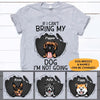 Dogs Shirt Personalized Name And Breed First We Steal Your Bed - PERSONAL84