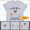 Dogs Shirt Personalized Names And Breeds I Don&#39;t Care What Anyone Thinks Of Me Except MY Dogs - PERSONAL84