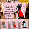 Dogs Tumbler Customized Best Fvcking Dog Mom Ever - PERSONAL84