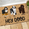 Doodle Custom Doormat Hey Dood Personalized Gift - PERSONAL84