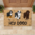 Doodle Custom Doormat Hey Dood Personalized Gift - PERSONAL84