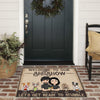 Couple Custom Doormat Welcome To Our Shit Show Let&#39;s Get Ready To Stumble Personalized Gift