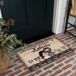 Dog Custom Doormat Drunkest Bunch Of Assholes This Side Of The Nuthouse Personalized Gift