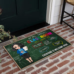 Teacher Custom Doormat In Classroom It's Ok To Make Mistakes Personalized Gift