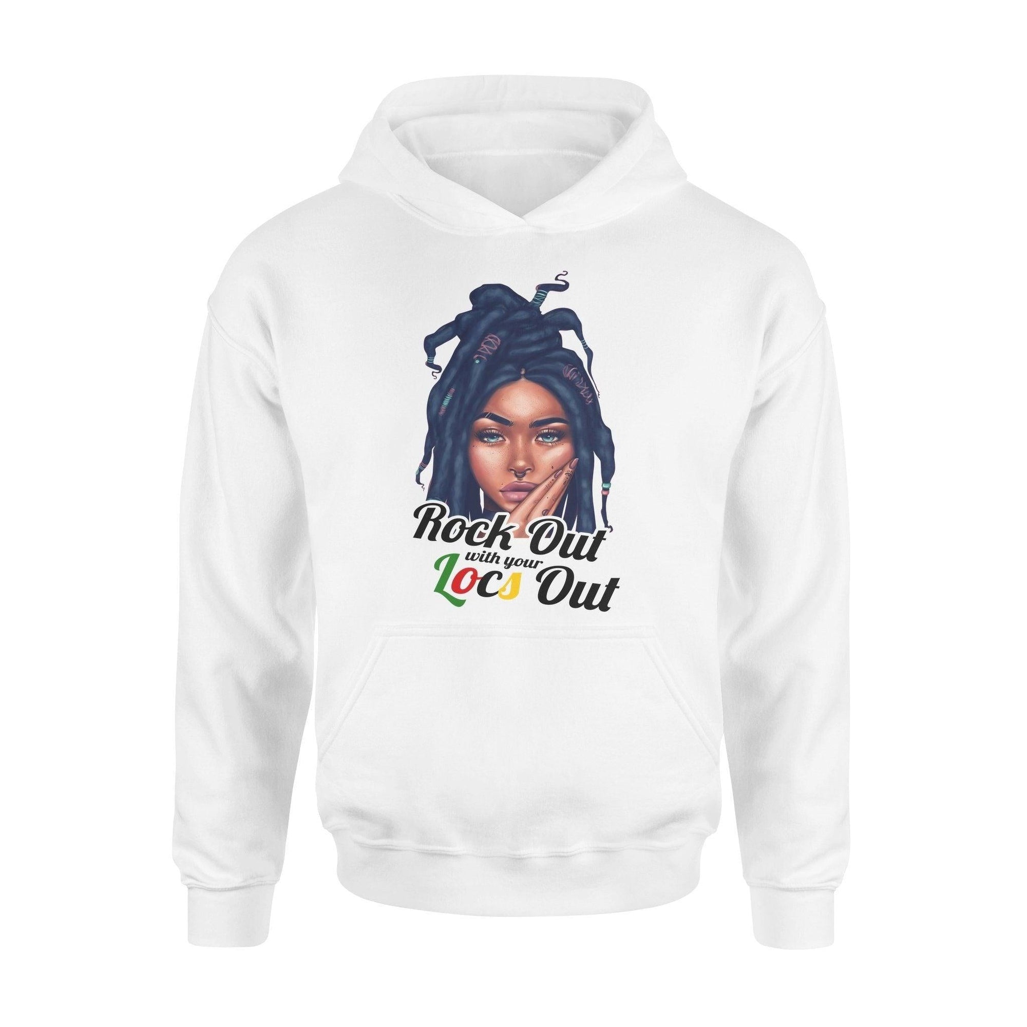 Dreadlock Rock Out With Your Locs Out - Standard Hoodie - PERSONAL84