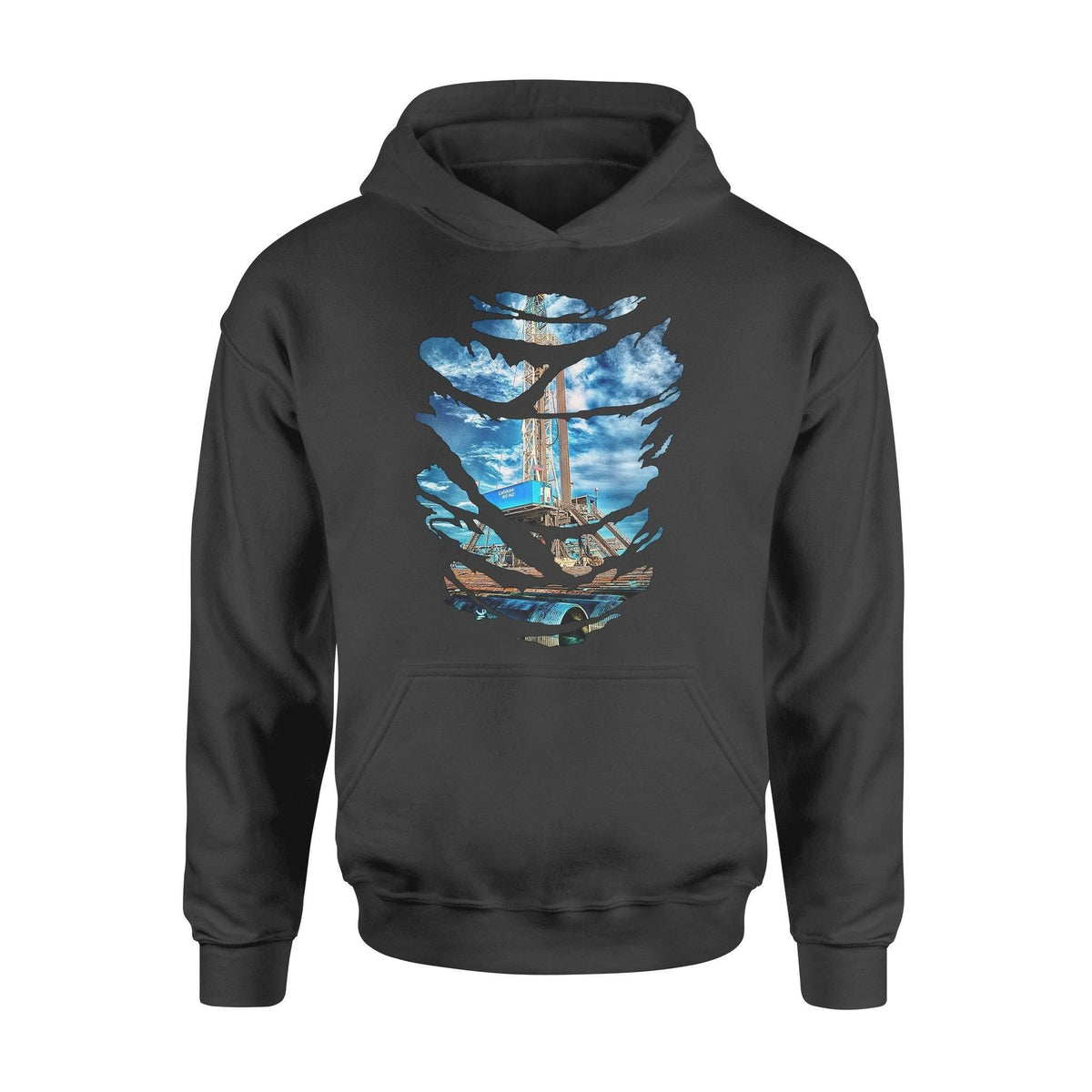 Drilling Rig Scratch Drilling Rig - Standard Hoodie - PERSONAL84