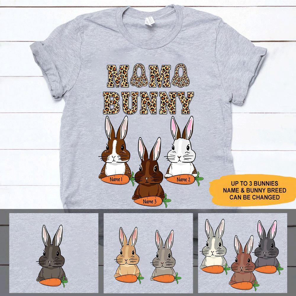 Easter Rabbit Custom T Shirt Mama Bunny Personalized Gift - PERSONAL84