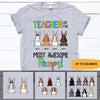 Easter Sunday Teacher Custom T Shirt Teacher Of The Most Awesome Peeps Personalized Gift - PERSONAL84