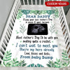 Expectant Dad Custom Blanket Enjoy Your Last Father&#39;s Day In Peace And Quite Personalized Gift - PERSONAL84