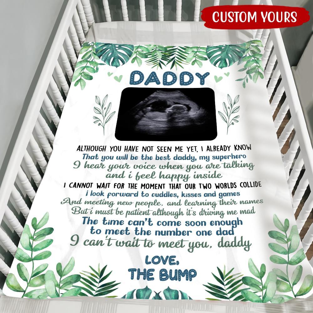 Expectant Dad Custom Blanket You Will Be The Best Dad Father's Day Personalized Gift - PERSONAL84