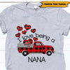 Family Nana Custom Shirt I Love Being A Nana Word Personalized Gift - PERSONAL84