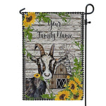 Farmer Goat Custom Garden Flag Farmhouse Goat Lovers Personalized Gift - PERSONAL84