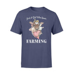 Farming Just A Girl Who Loves Farming - Standard T-shirt - PERSONAL84